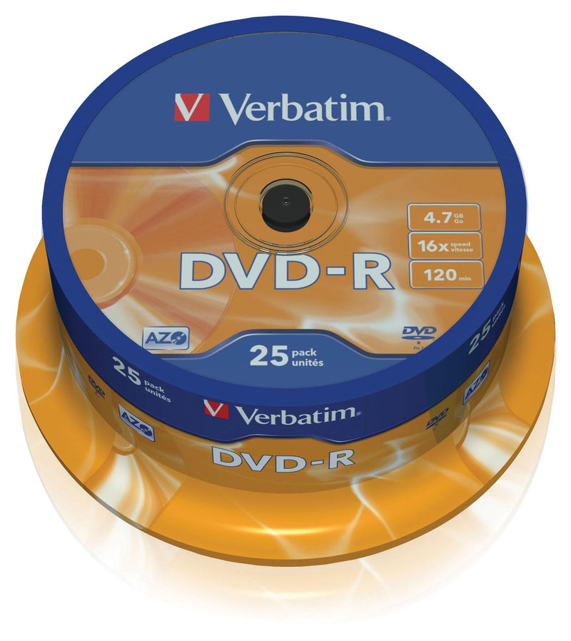 Verbatim DVD-R 4,7GB 16x 25er Spindel