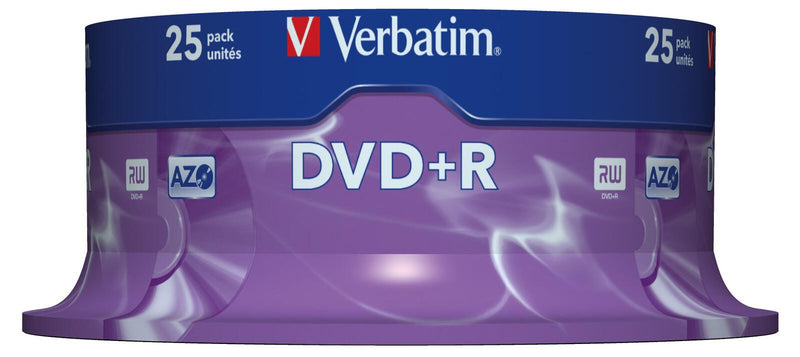 Verbatim DVD+R 4,7GB 16x 25er Spindel