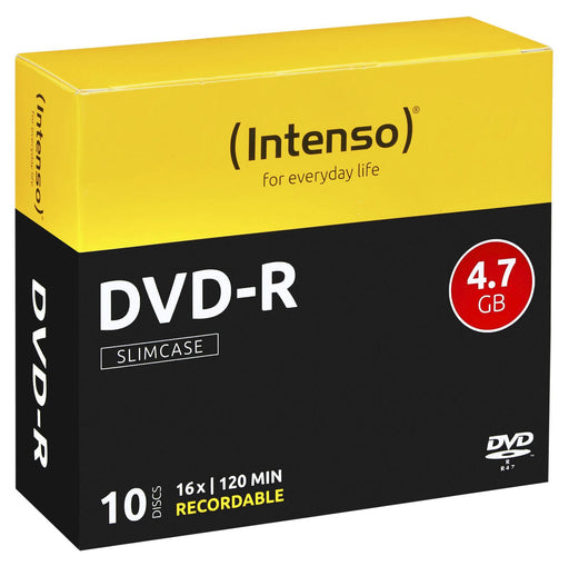 Intenso DVD-R 4,7GB 16x 10erSC Slim Case