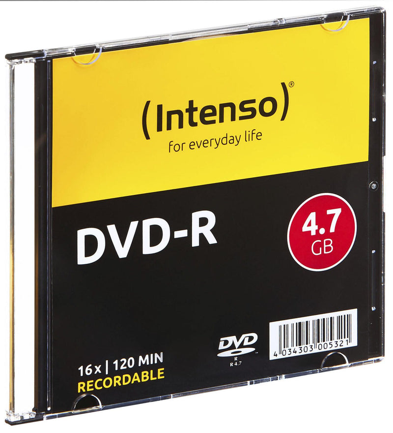 Intenso DVD-R 4,7GB 16x 10erSC Slim Case