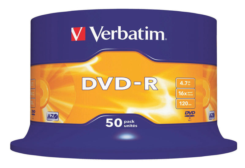 Verbatim DVD-R 4,7GB 16x 50er Spindel