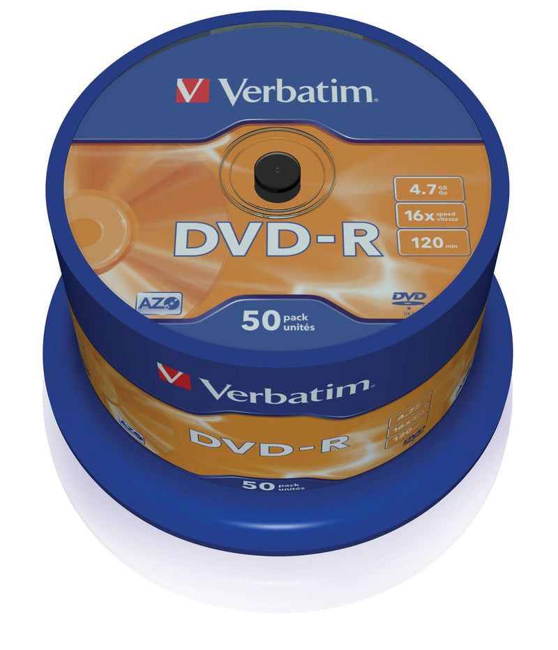 Verbatim DVD-R 4,7GB 16x 50er Spindel