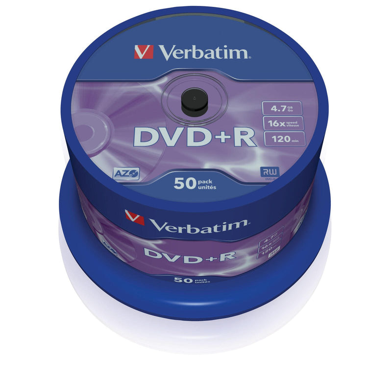 Verbatim DVD+R 4,7GB 16x 50er Spindel