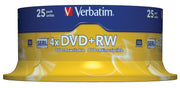 Verbatim DVD+RW 4,7GB 25er Sp. Spindel