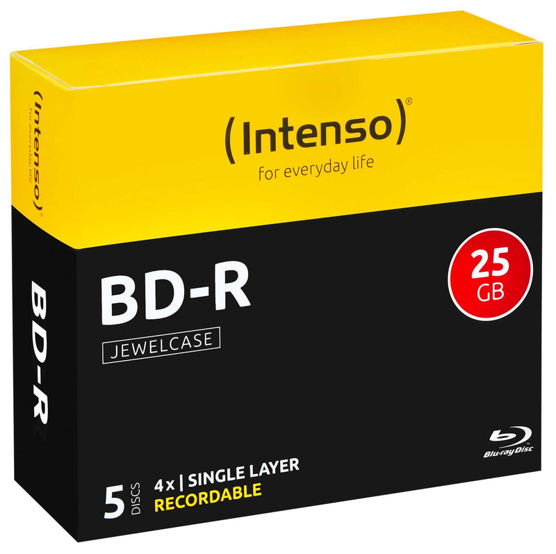 Intenso Blu-ray BD-R 5er JC Jewel Case