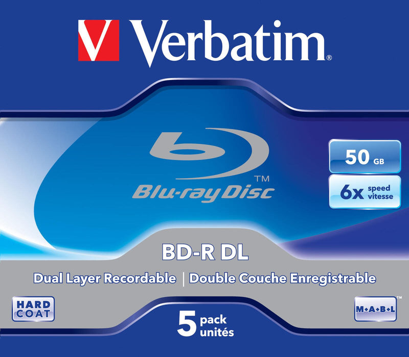 Verbatim Blu-ray Bd-R DL 50GB Jewel Case