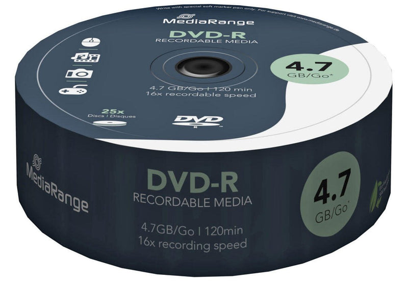 MediaRange DVD-R 25er Spindel Spindel