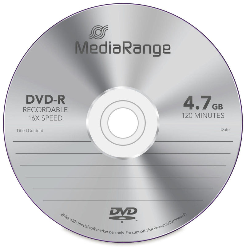 MediaRange DVD-R 25er Spindel Spindel