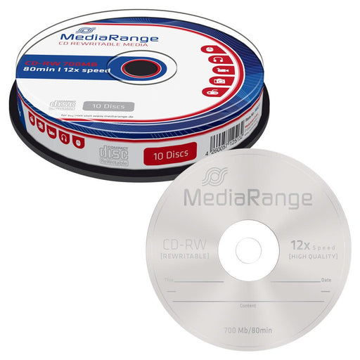 MediaRange CD-RW 10er Spindel Spindel