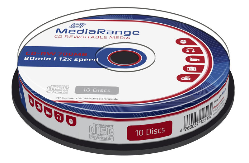 MediaRange CD-RW 10er Spindel Spindel