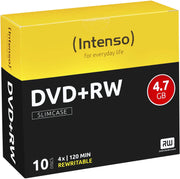 Intenso DVD+RW 4,7GB 10er SC Slim Case