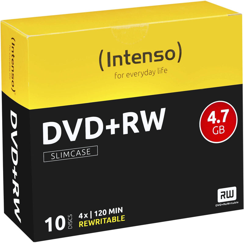 Intenso DVD+RW 4,7GB 10er SC Slim Case