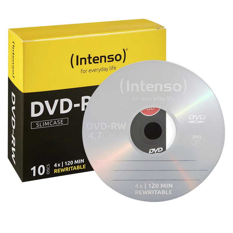 Intenso DVD-RW 4,7GB 10er wiederbeschreibbar Slim Case