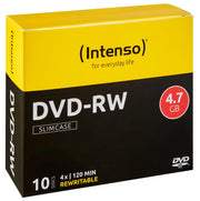 Intenso DVD-RW 4,7GB 10er wiederbeschreibbar Slim Case