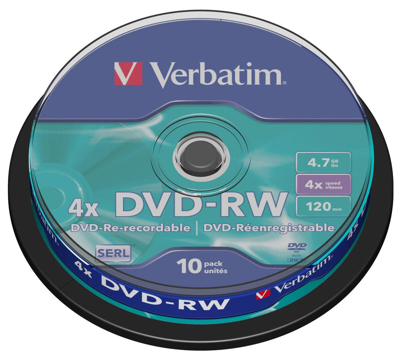 Verbatim DVD-RW 4,7GB 4x 10er Spindel