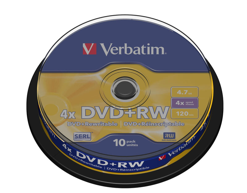 Verbatim DVD+RW 4,7GB 4x 10er Spindel