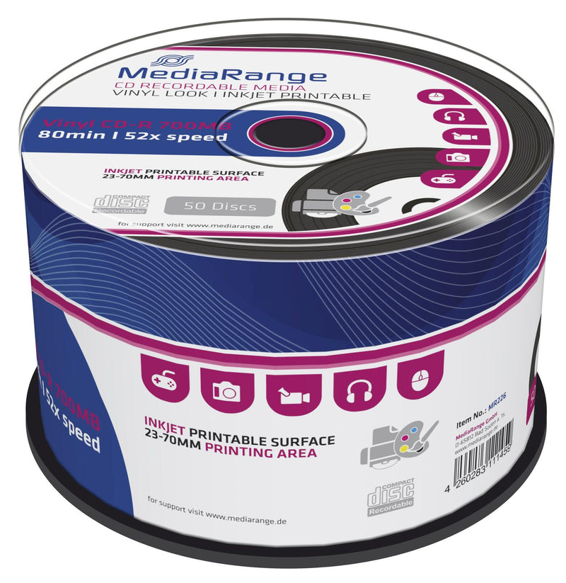 MediaRange CD-R Vinyl 50er Pri Spindel