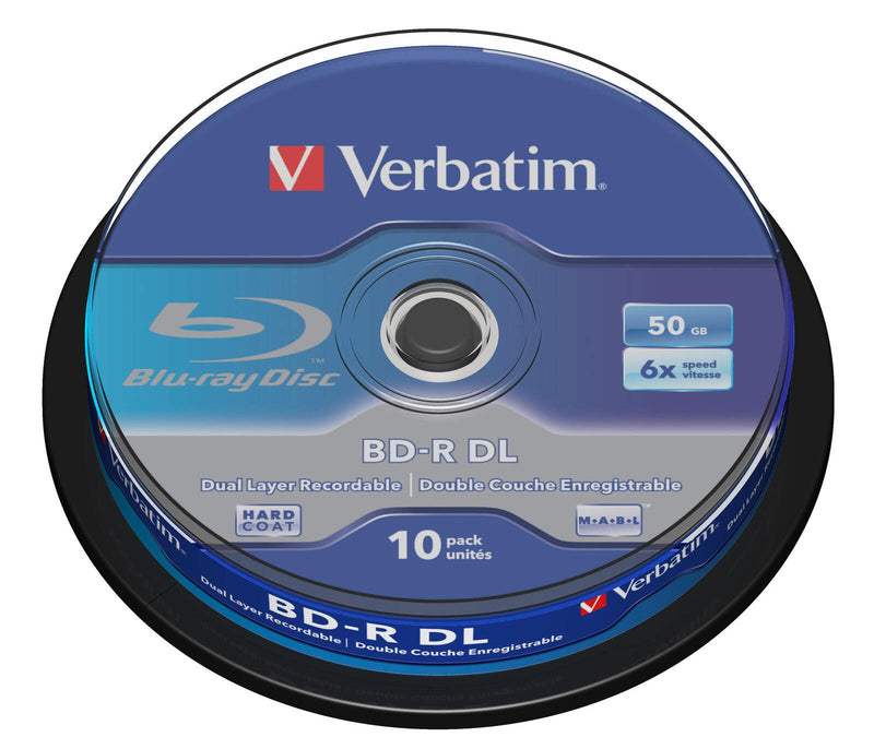 Verbatim Blu-ray BD-R DL 10er Spindel