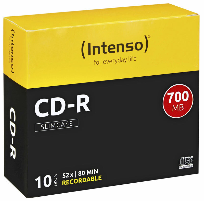 Intenso CD-R 700MB 52x 10er SC Slim Case