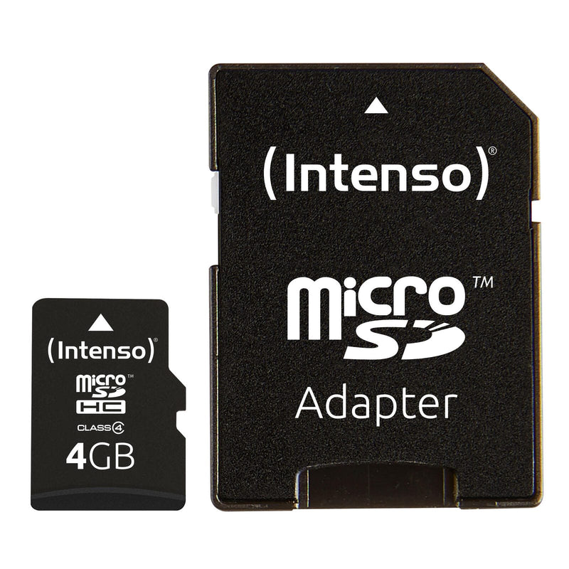 Intenso Speicherkarte microSDHC Card 4GB Cl4