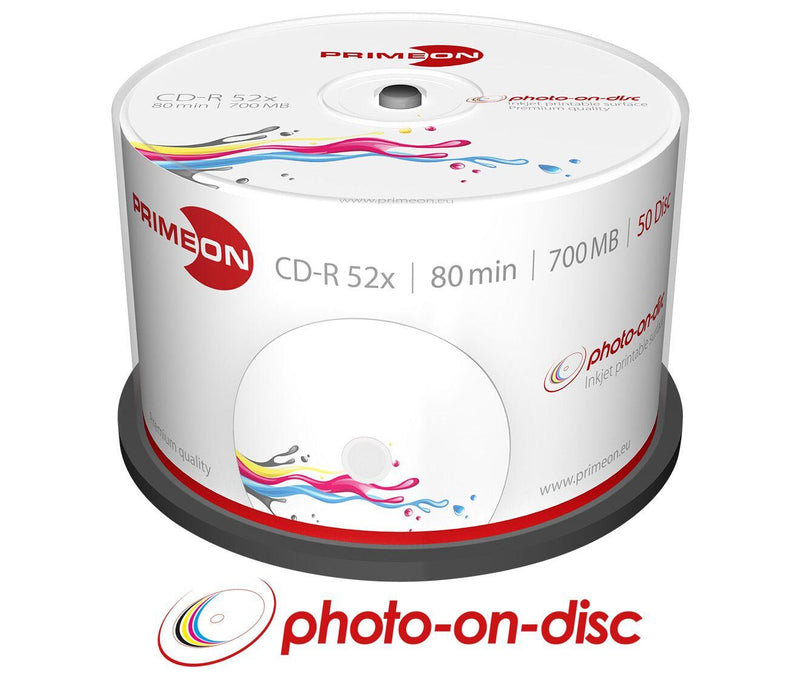 PRIMEON CD-R bedruckbar 50er Spindel