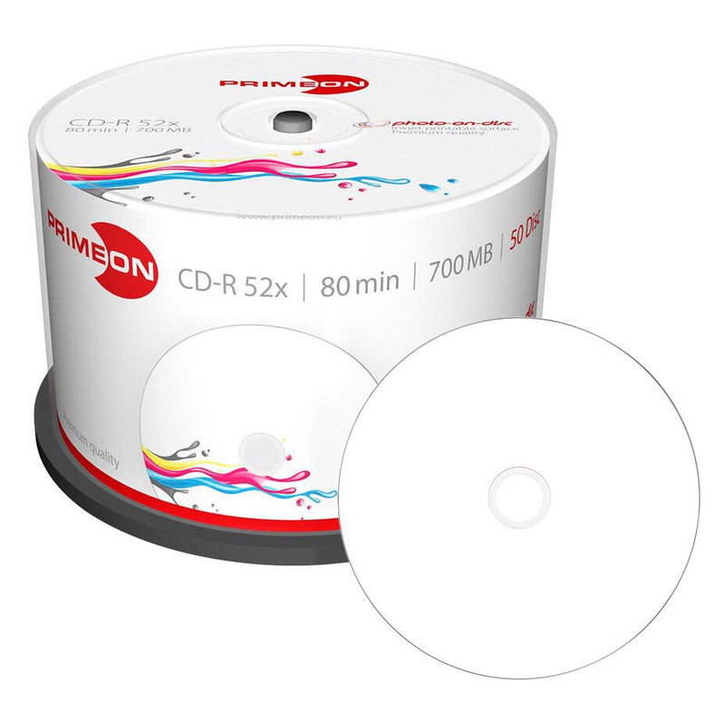 PRIMEON CD-R bedruckbar 50er Spindel