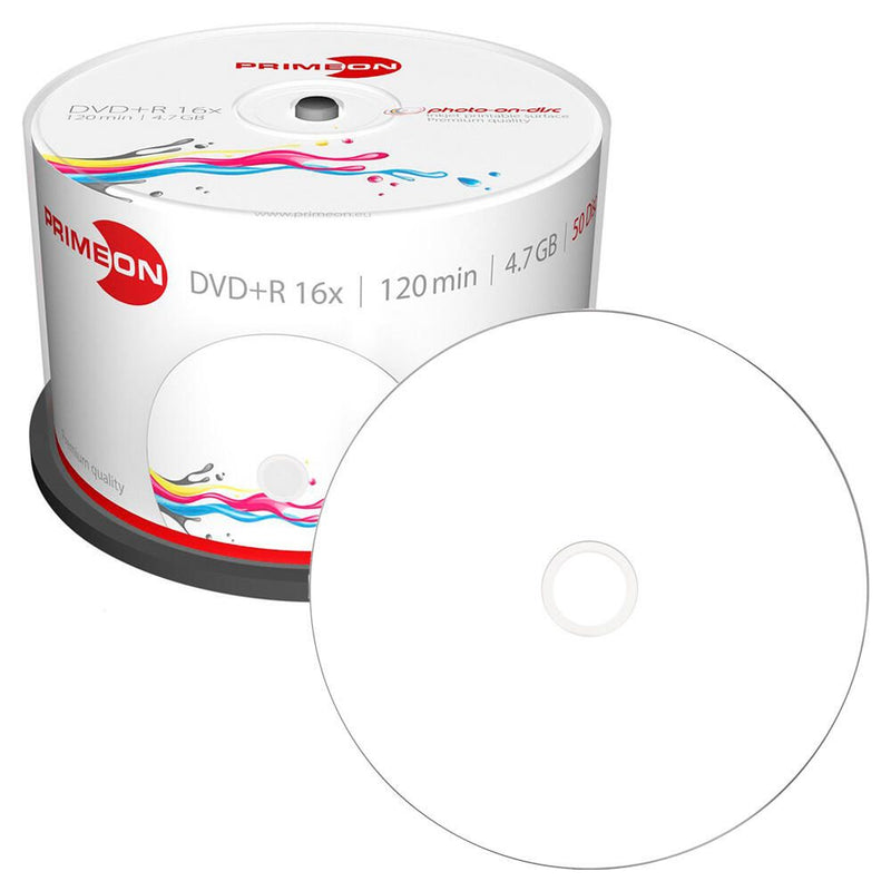 PRIMEON DVD+R bedruckbar 50er Spindel