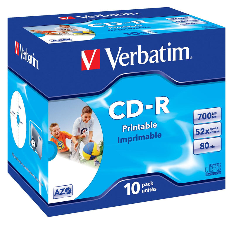 Verbatim CD-R 700MB 10er bedr Jewel Case