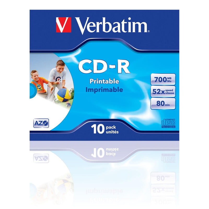 Verbatim CD-R 700MB 10er bedr Jewel Case