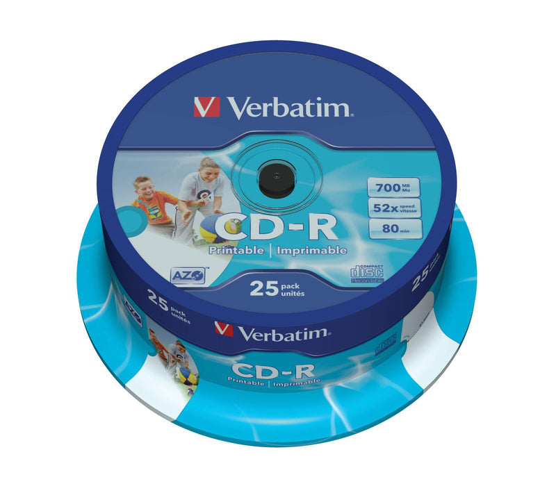 Verbatim CD-R bedruckbar 25er Spindel