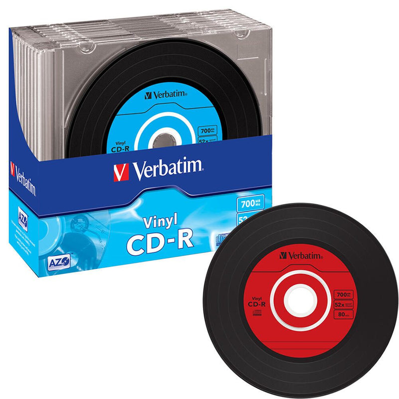 Verbatim CD-R 700MB 10er Vinyl Slim Case