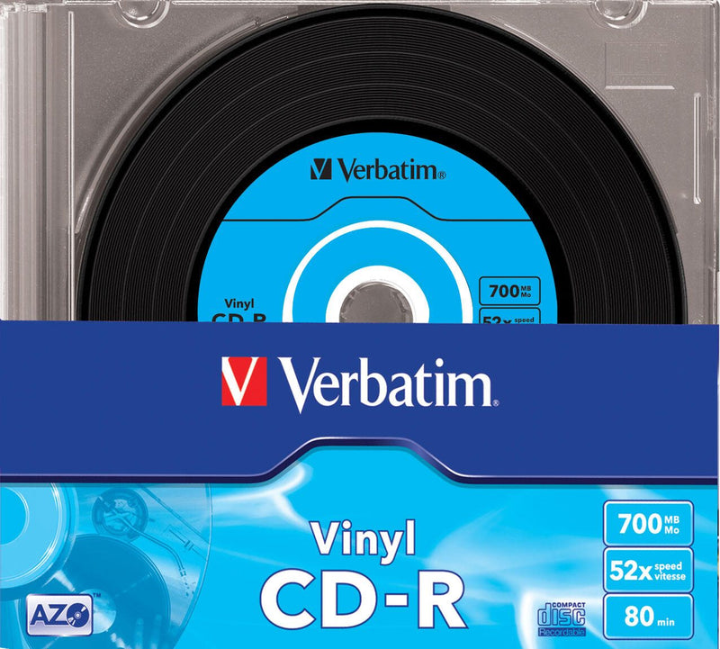 Verbatim CD-R 700MB 10er Vinyl Slim Case