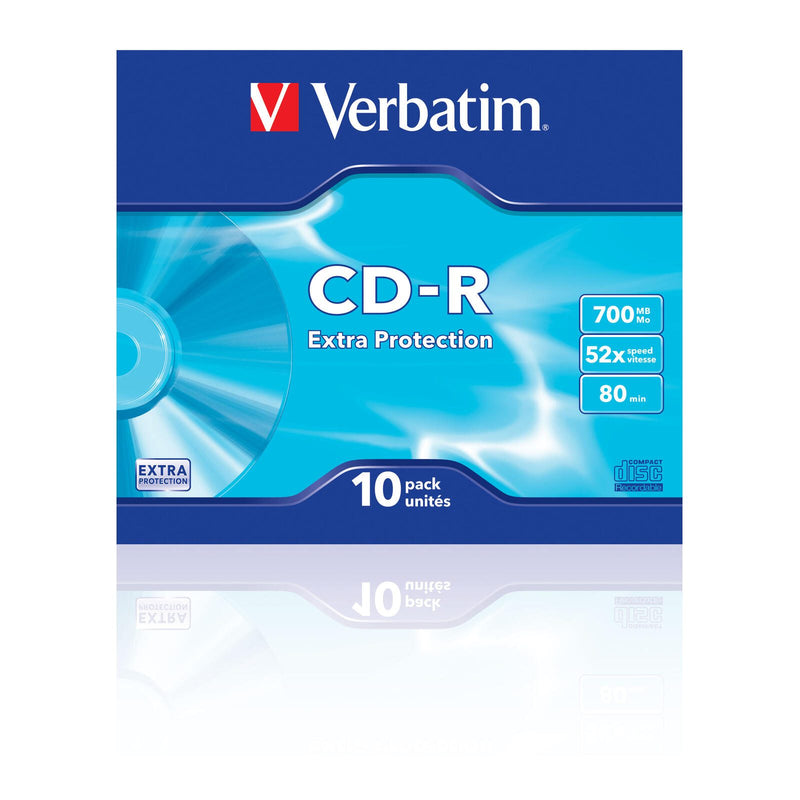 Verbatim CD-R 700MB 10er SC Slim Case