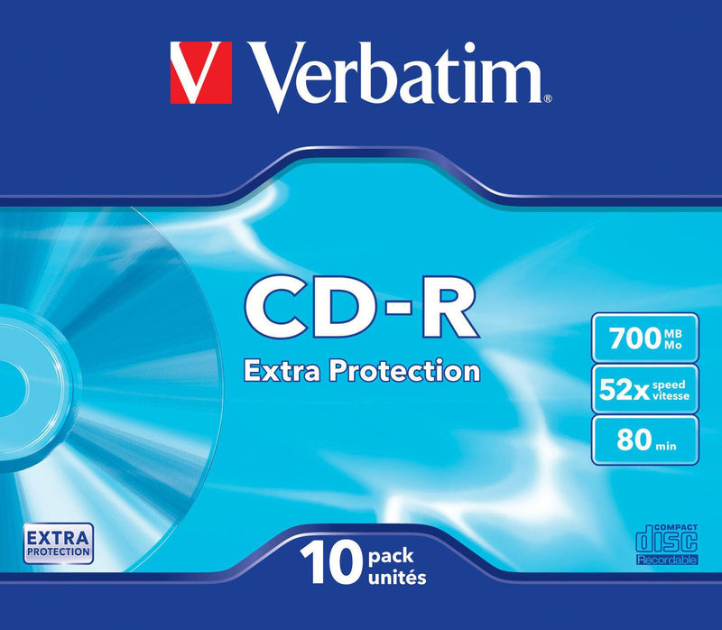 Verbatim CD-R 700MB 10er SC Slim Case
