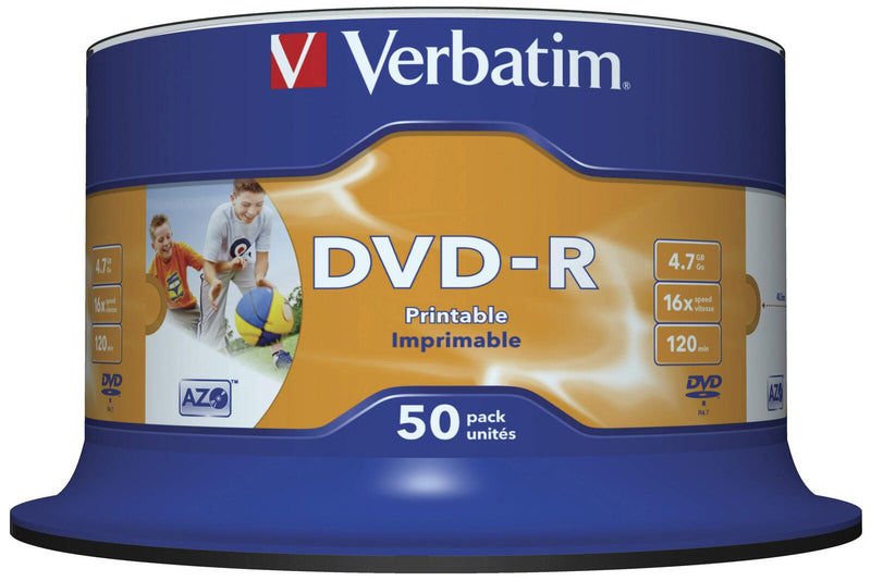 Verbatim DVD-R 4,7GB 50er bedr Spindel