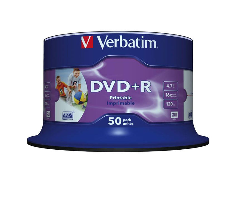Verbatim DVD+R 4,7 GB 50er bed Spindel