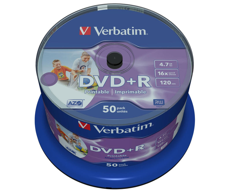 Verbatim DVD+R 4,7 GB 50er bed Spindel