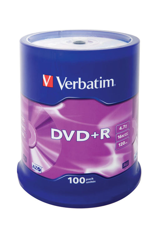 Verbatim DVD+R 4,7 GB 100er Spindel