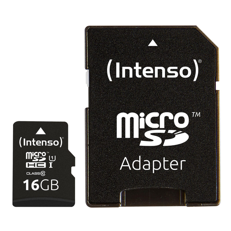 Intenso Speicherkarte microSDXC-Card PREMIUM 16GB