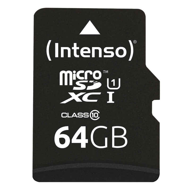 Intenso Speicherkarte microSDXC-Card PREMIUM 64GB