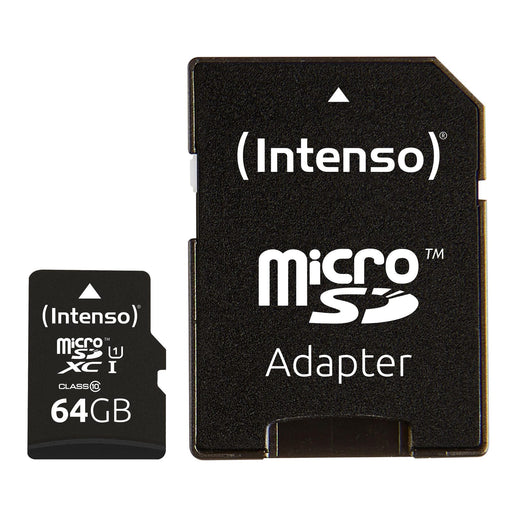 Intenso Speicherkarte microSDXC-Card PREMIUM 64GB