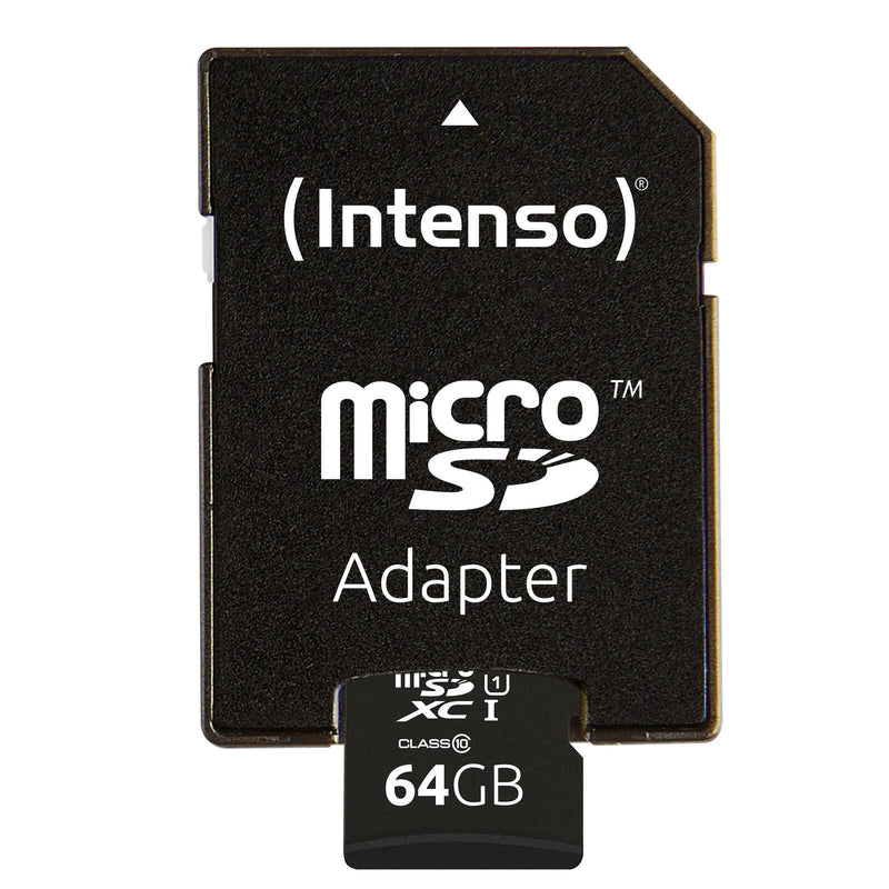 Intenso Speicherkarte microSDXC-Card PREMIUM 64GB