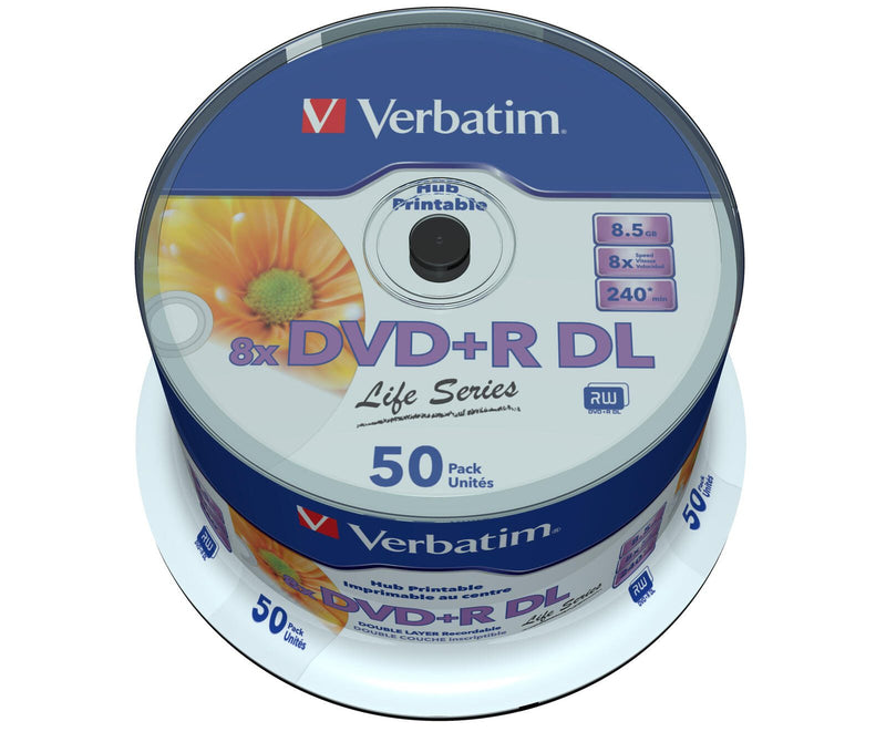 Verbatim DVD+R DL bedruckbar Spindel