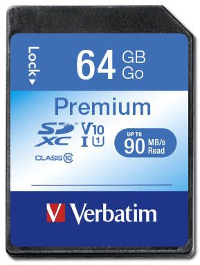 Verbatim Speicherkarte SDXC Card 64GB