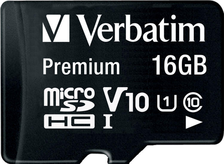 Verbatim Speicherkarte micro SDHC Card 16GB