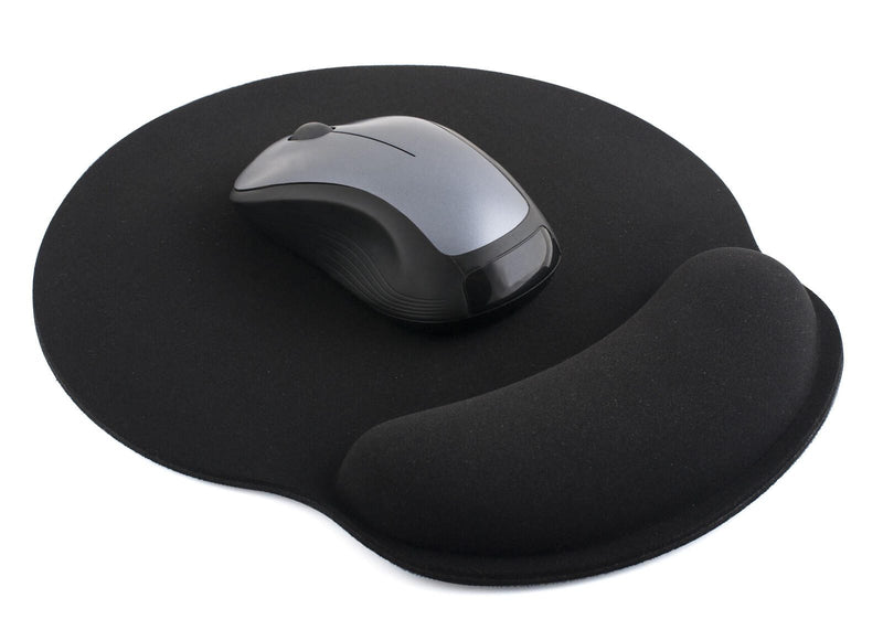 pavo Mousepad mit Handgelenkauflage schwarz