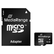MediaRange Speicherkarte microSDHC 16GB