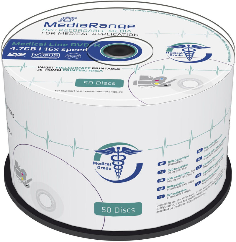MediaRange DVD-R Medical Line Spindel