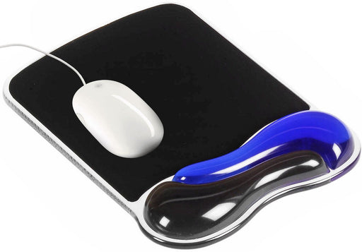 Kensington Mousepad mit Handgelenkauflage schwarz, blau