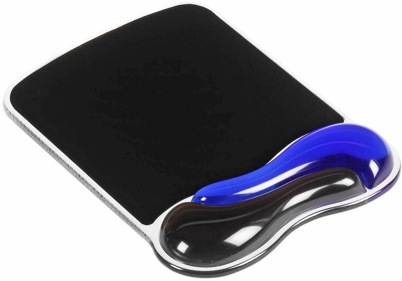 Kensington Mousepad mit Handgelenkauflage schwarz, blau
